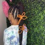 Ponytail with 1 long Jumbo Braid