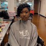 Women’s Pixie Cut w/ Partial Relaxer