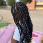 Kid's knotless braids large