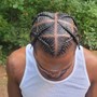 Natural braids with beads