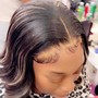 Frontal lace wig install