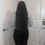 Medium Knotless Braids