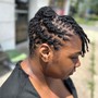 Butterfly Bantu Knots