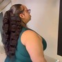 Blunt Cut Ponytail