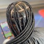 Large Knotless Box Braids