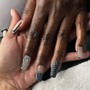 Acrylic Nails, Quick Weave