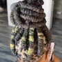 Comb Twist long hair