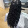 Braid down for wig or crochets