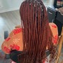 Med knotless Box Braids