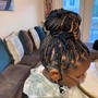 Medium Knotless braids