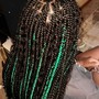 Med knotless Box Braids