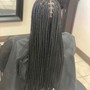 Medium Knotless Braids