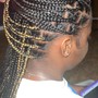 Bohemian small knotless Braids