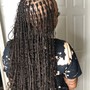 Large Knotless Braids