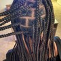 Medium Knotless Braids - Mid Back