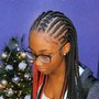 Large Knotless Braids