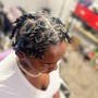 Feedin in braids/ Partial Weave