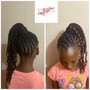 Kids Goddess Braids/hair included