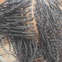 Invisible loc two strand Twists