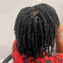 Natural Style (TWIST OUT- TWIST-FLAT TWIST-BANTU KNOTS)