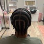 Half Up Half Down Braids Small