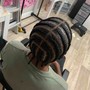 Half Up Half Down Braids Small