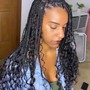 Bohemian knotless braids (human hair)