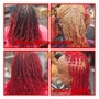 Natural hair Cornrows