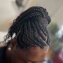 Two Strand Flat Twist Updo