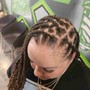 Braids on natural hair