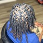 Med boho knotless Braids