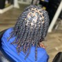 Med knotless kid Braids