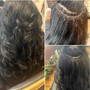 Sew-in beaded extention maintenance