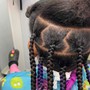 Cornrows (straight back) 4 to 6 braids