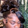 Bantu Knot Updo