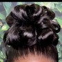 Bantu Knot Updo