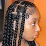 Medium Knotless braids