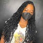 1/2 Crochet or sew in and braids design