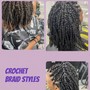 Yanky or small Crochet Braids