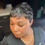 Relaxer Touch Up (Short hair ALL OVER)