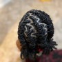 Bantu Knots (on natural hair)