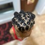 Bantu Knots (on natural hair)