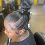 Updo (Natural Hair Ponytail)