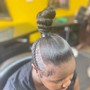 Updo (Natural Hair Ponytail)