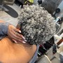 Natural Hair Cut and Shape( add to wash and go service)