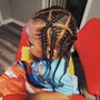 Kids natural braided style