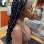 Medium Knotless Braids ( Bra Strap Length )