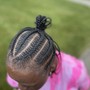 Medium knotless Braids