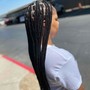 Medium knotless braids