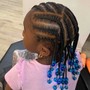 Touch up on Kids med/large Individual Braids